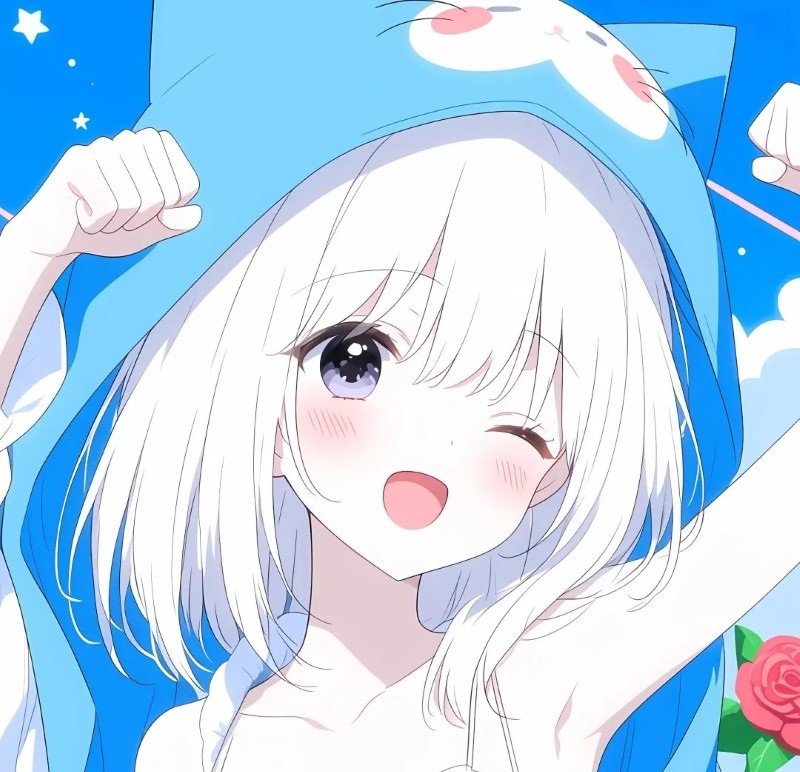 ảnh anime màu xanh dương 6