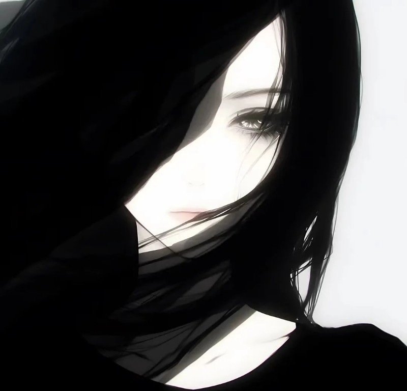 ảnh anime nữ che mặt 14