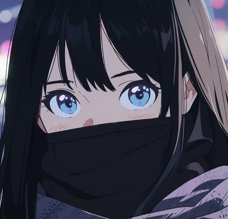 ảnh anime nữ che mặt 25