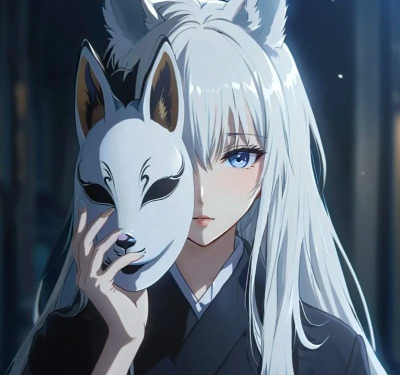 ảnh anime nữ che mặt 27