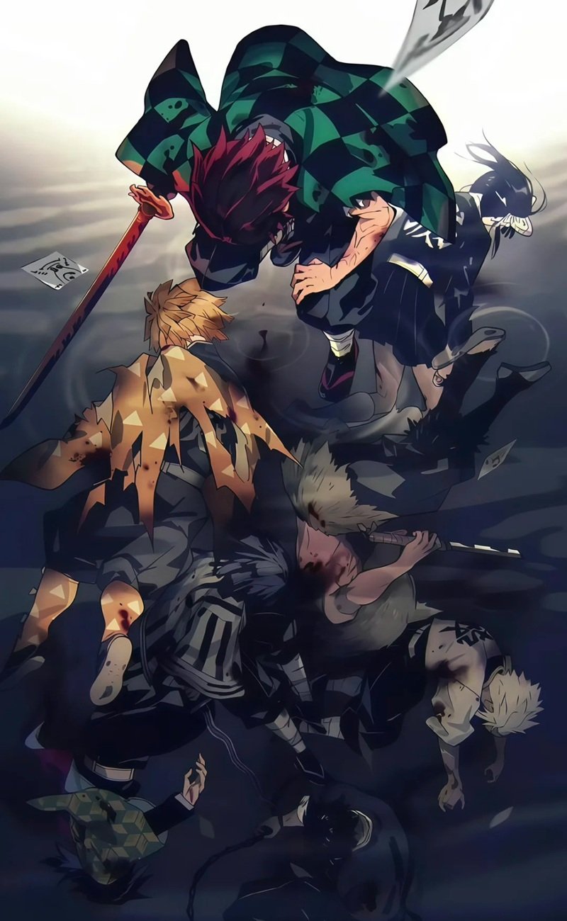 ảnh anime thanh gươm diệt quỷ ngầu