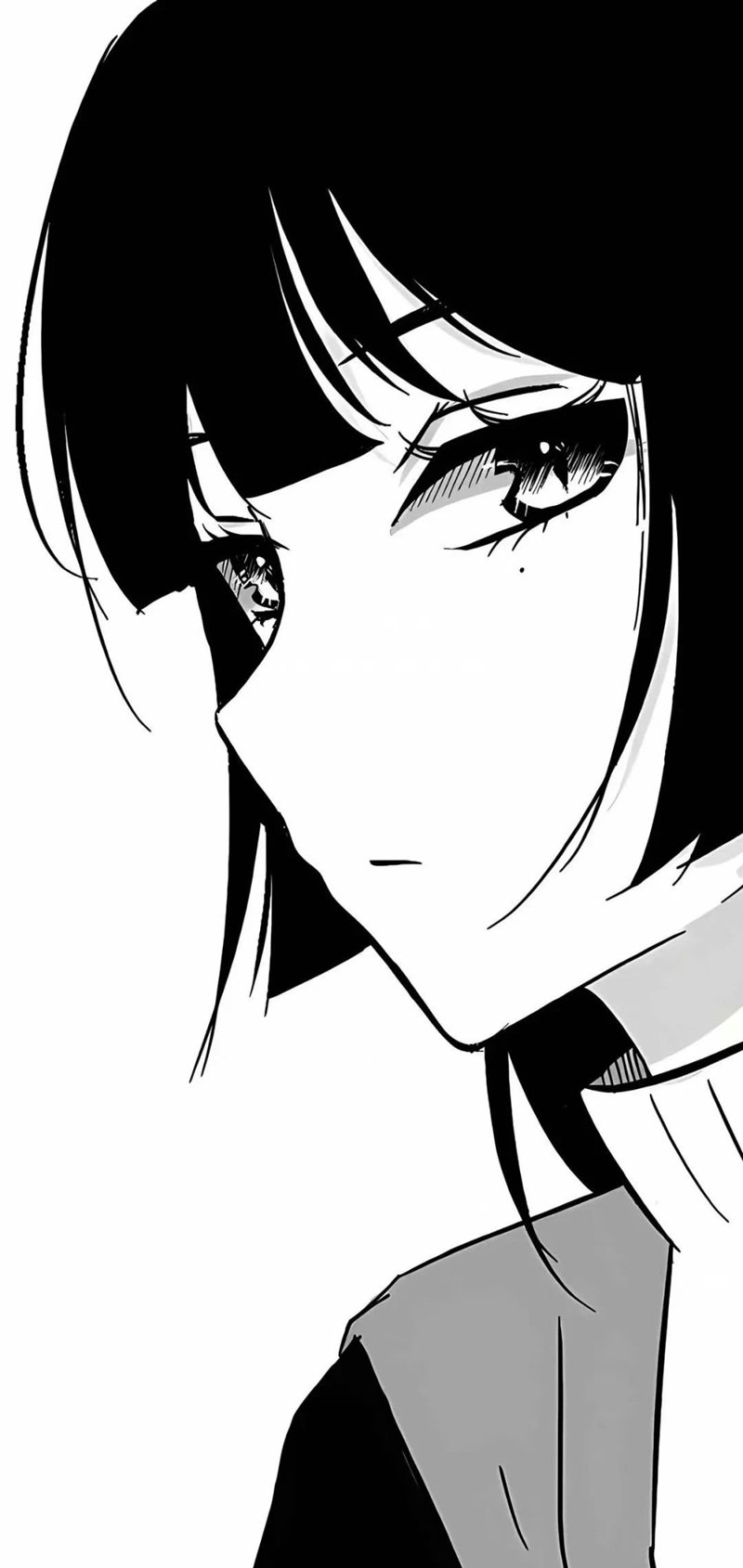 ảnh anime trắng đen​​ 10