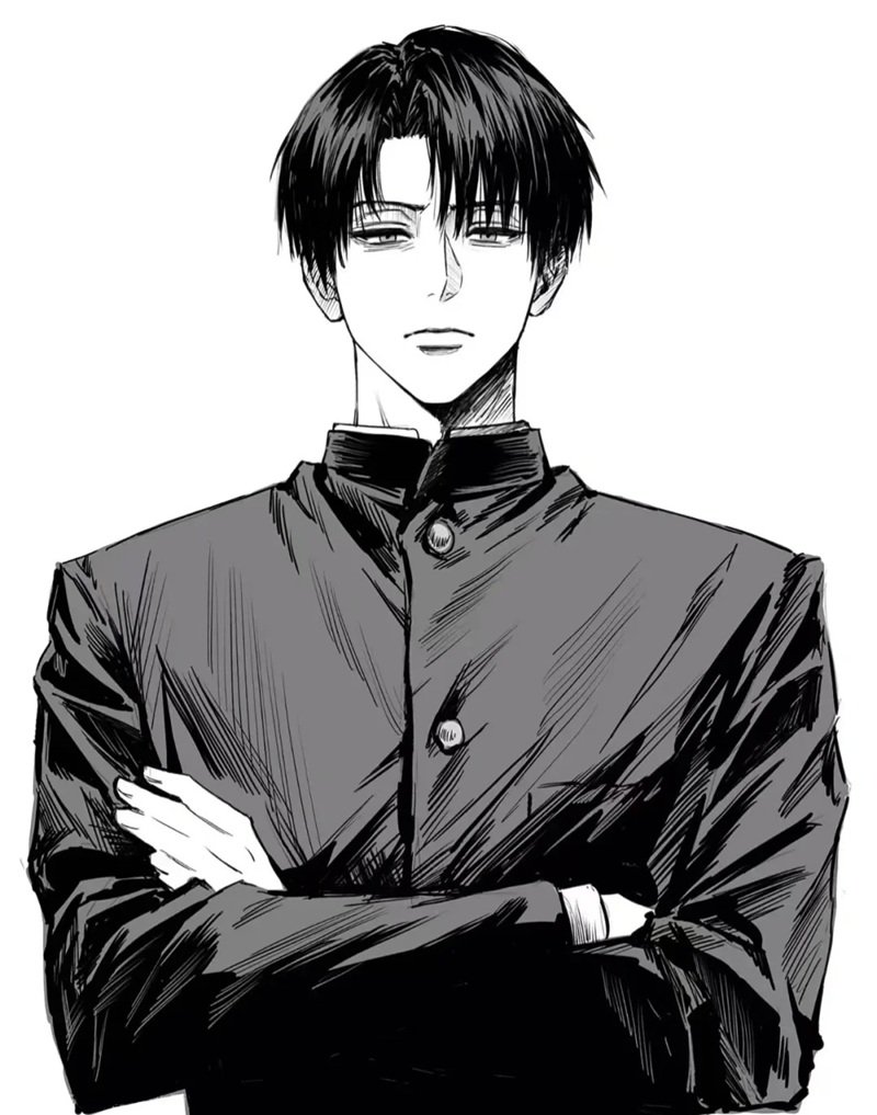 ảnh anime trắng đen​​ 20