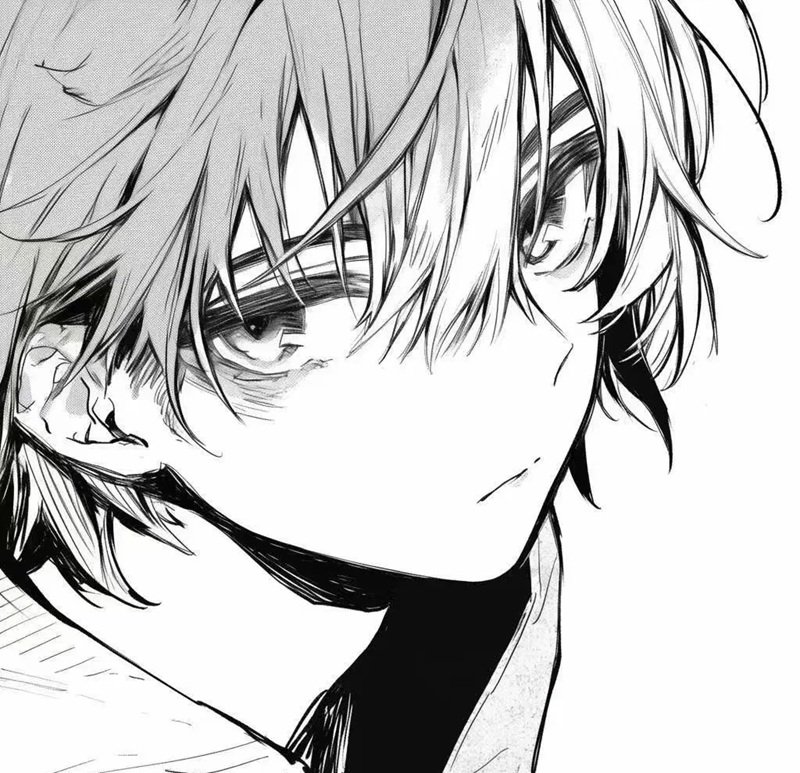 ảnh anime trắng đen​​ 28