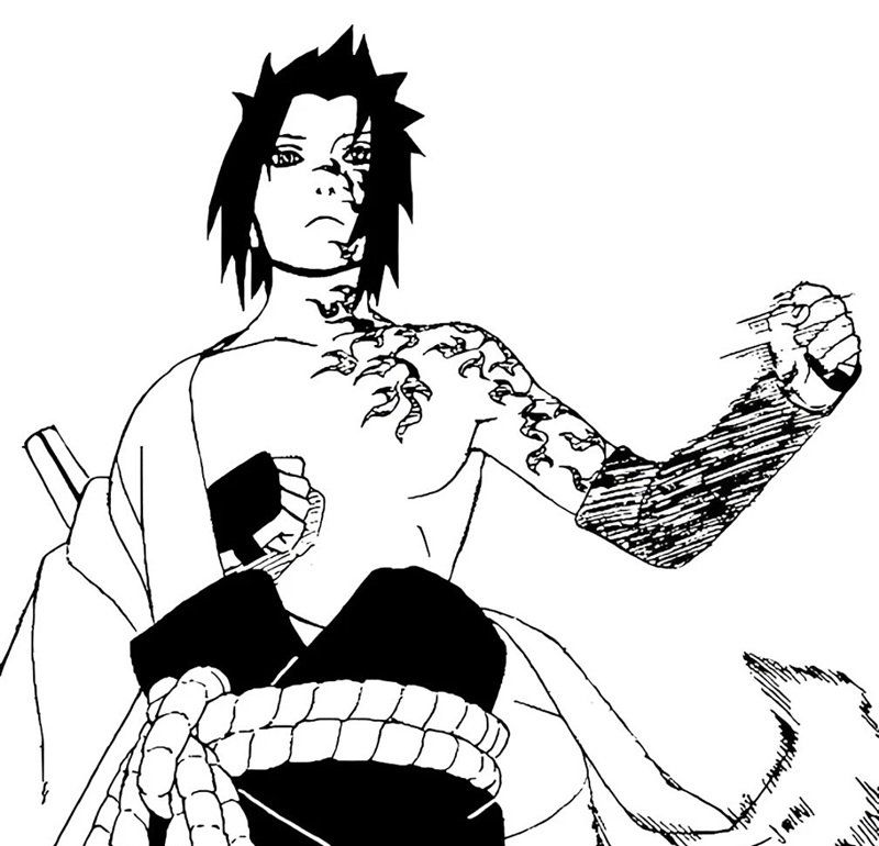 ảnh anime trắng đen​​ 5