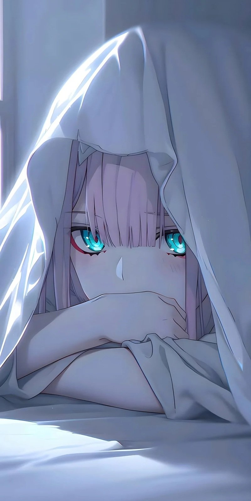 ảnh gái xinh anime che mặt