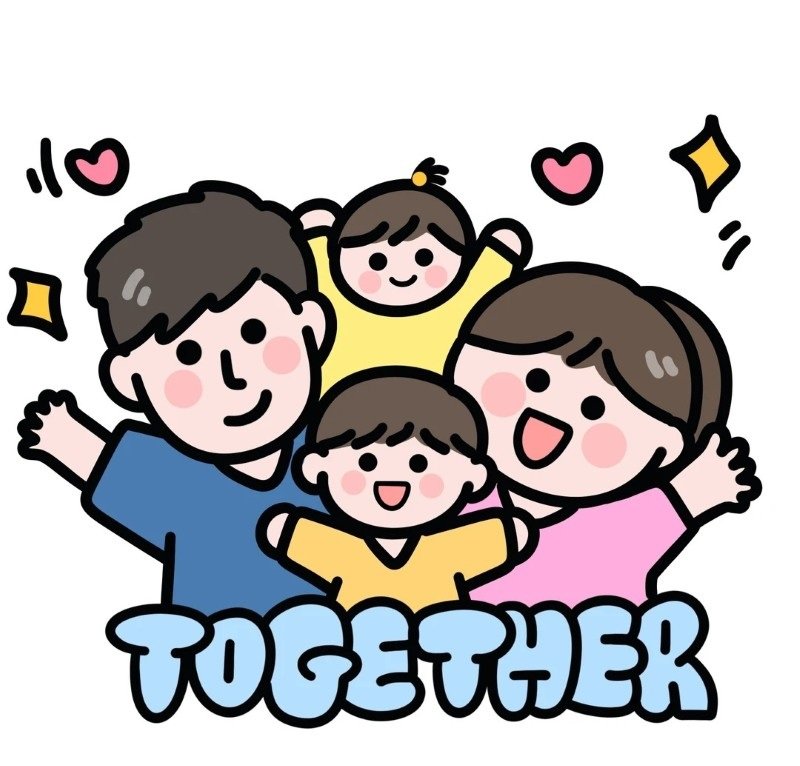 ảnh gia đình 4 người anime 31