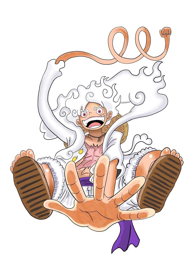 ảnh luffy gear 5 ngầu