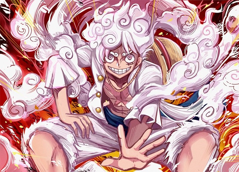 ảnh luffy gear 5​ 1