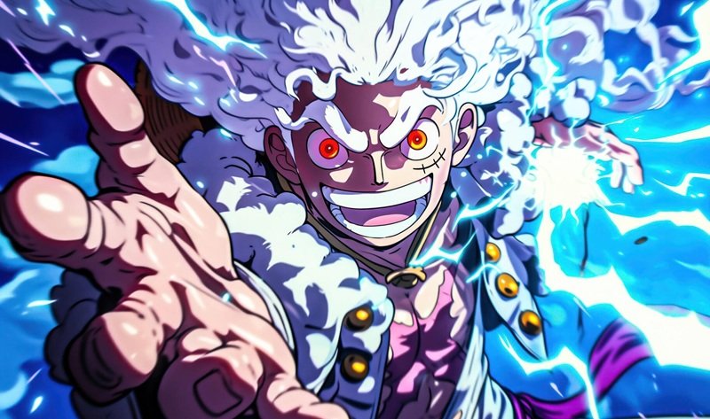 ảnh luffy gear 5​ 32
