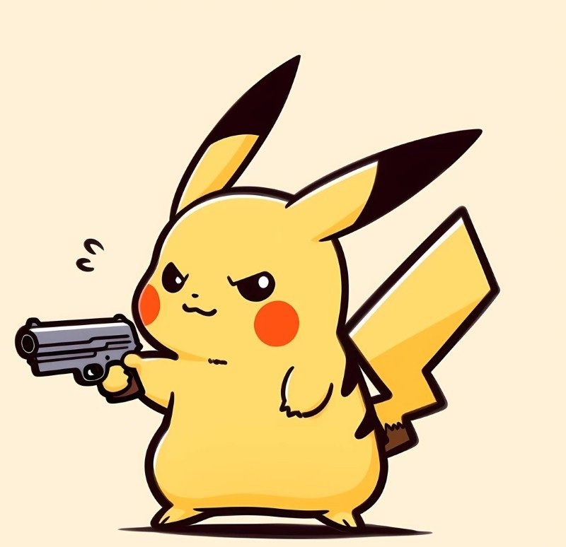 ảnh pikachu ngầu