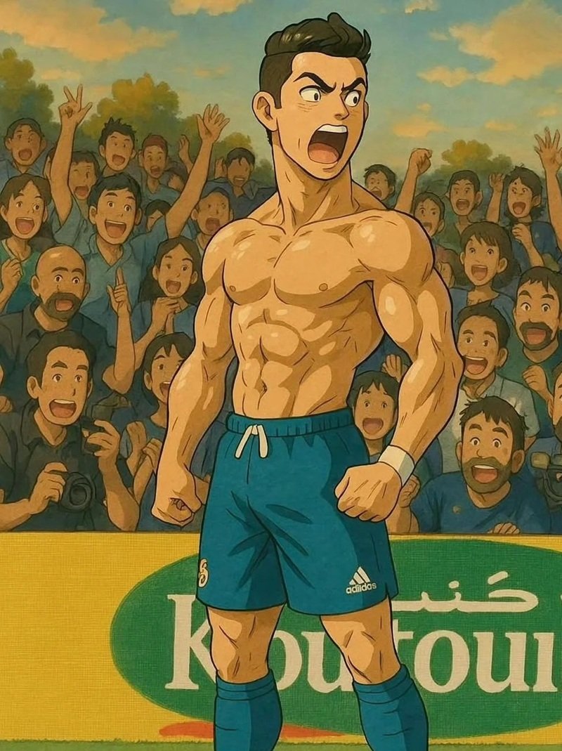 ảnh ronaldo anime 1
