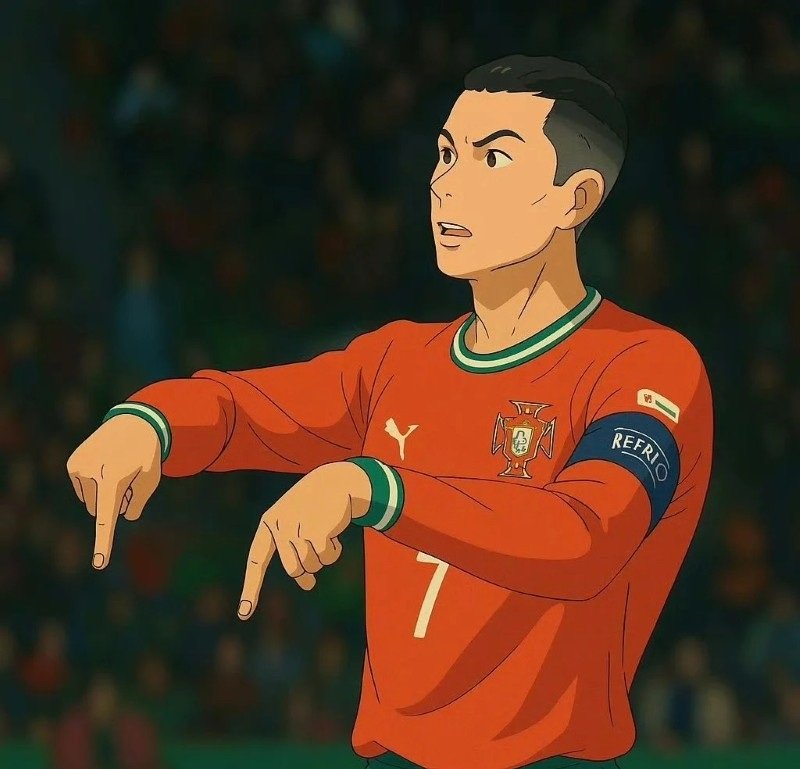 ảnh ronaldo anime 10