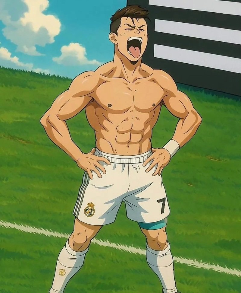 ảnh ronaldo anime 19