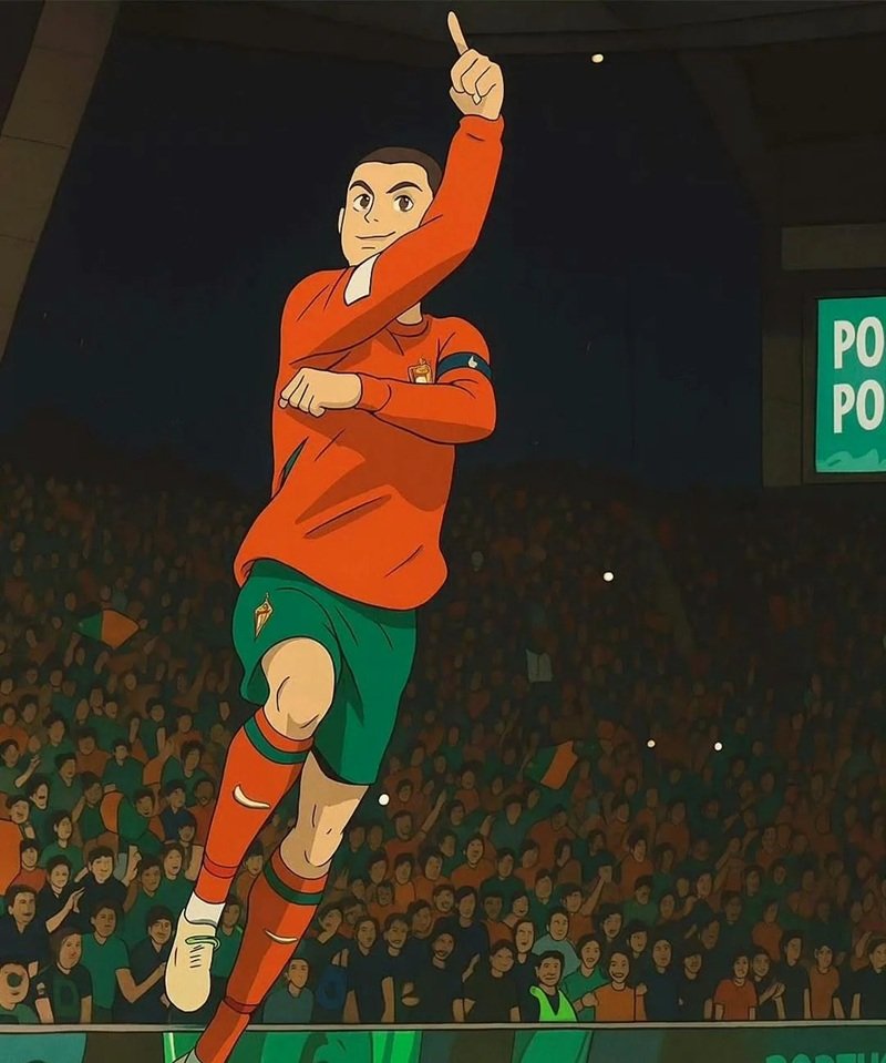 ảnh ronaldo anime 3