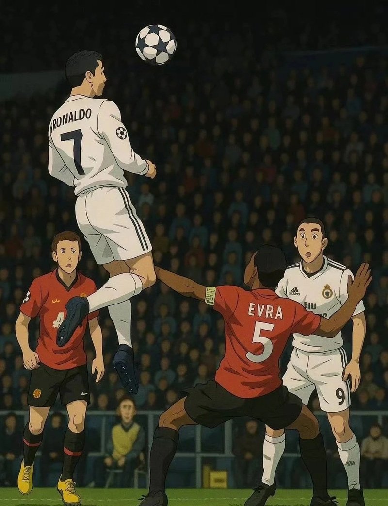 ảnh ronaldo anime 6