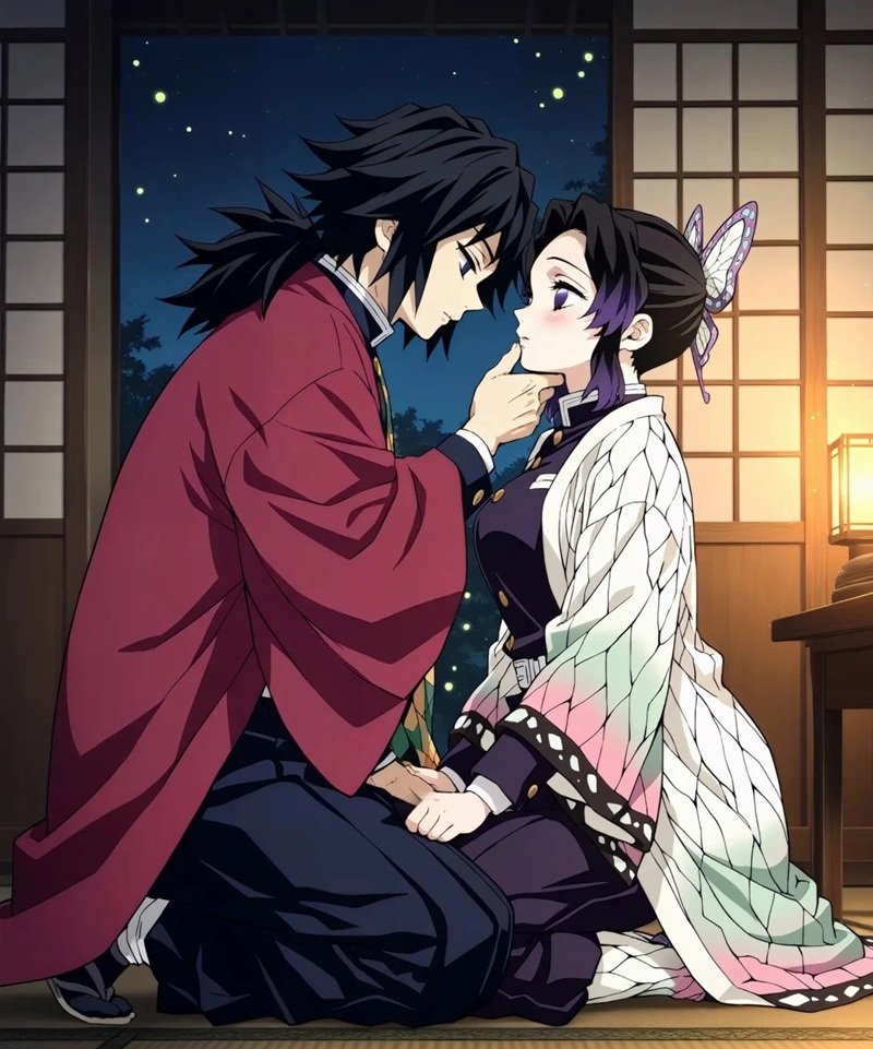 ảnh shinobu và giyuu