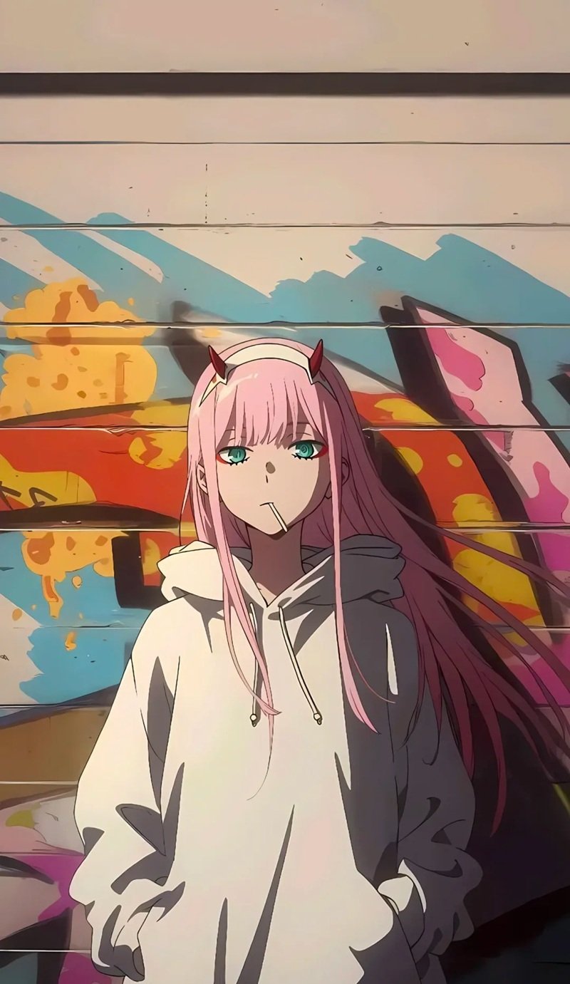 ảnh zero two 4k