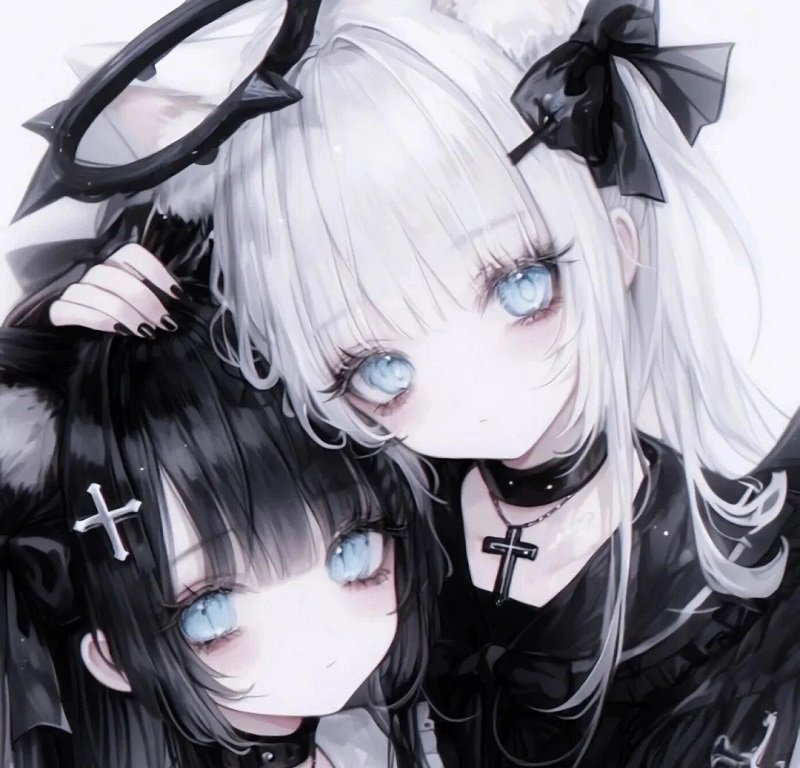 avatar đôi bạn thân nữ ngầu 32