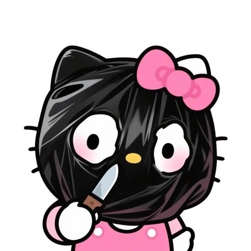 avatar đôi vô tri ảnh hello kitty 3