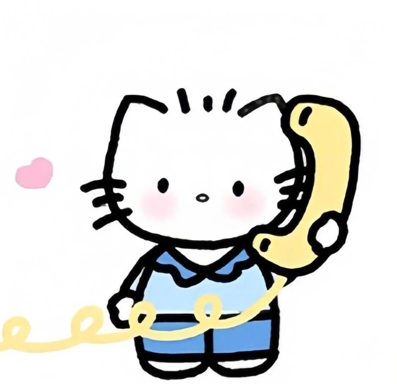 avatar đôi vô tri ảnh hello kitty 6
