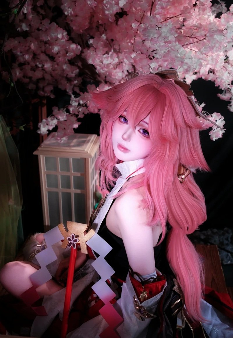 cosplay yae miko​ 13