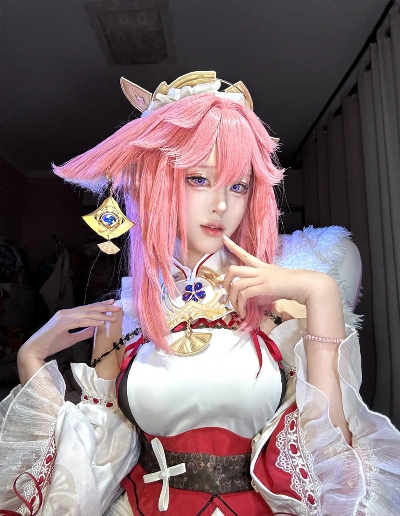 cosplay yae miko​ 17