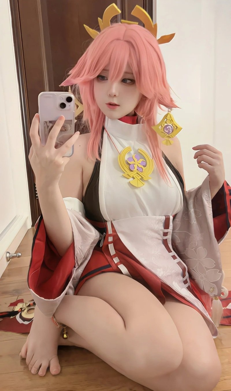 cosplay yae miko​ 18