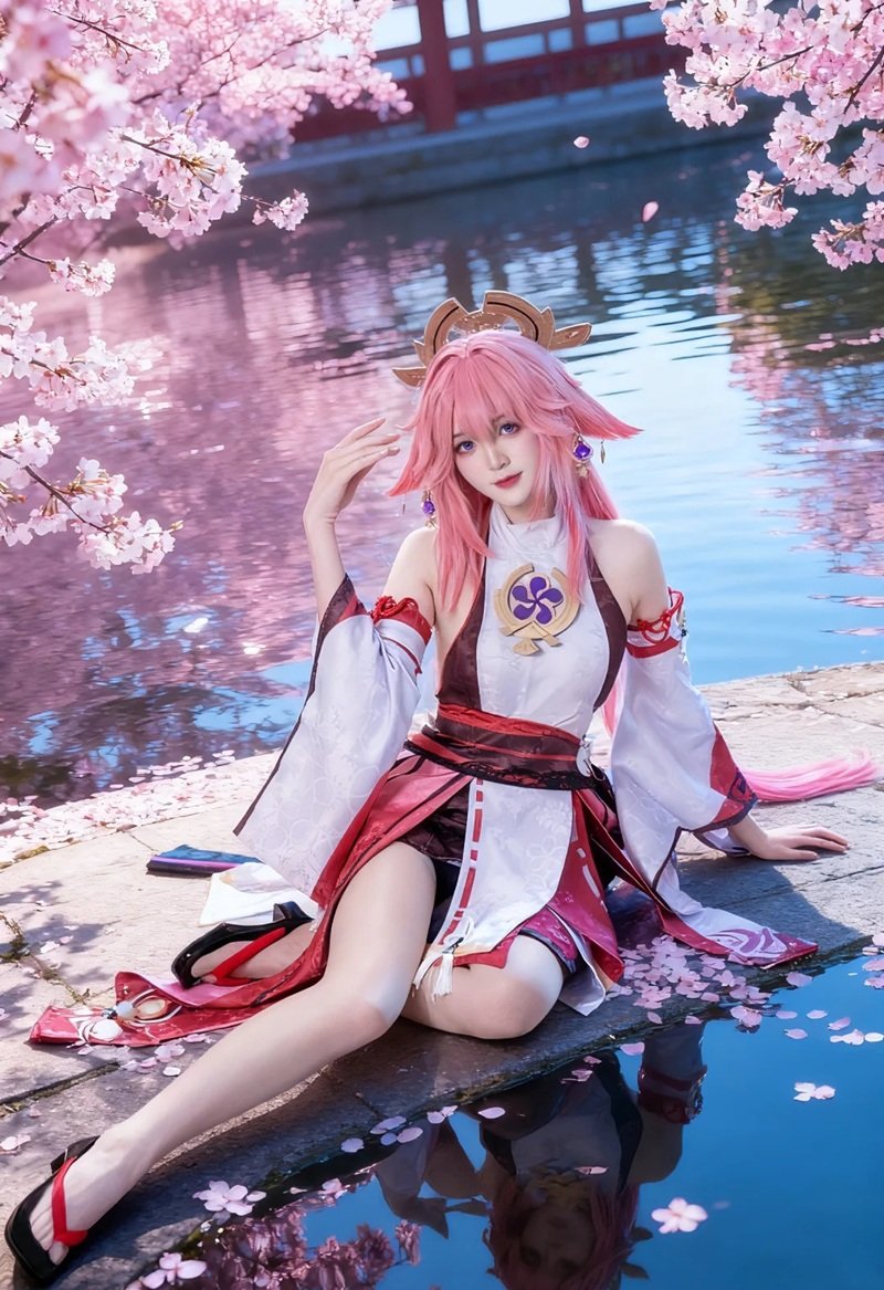 cosplay yae miko​ 19