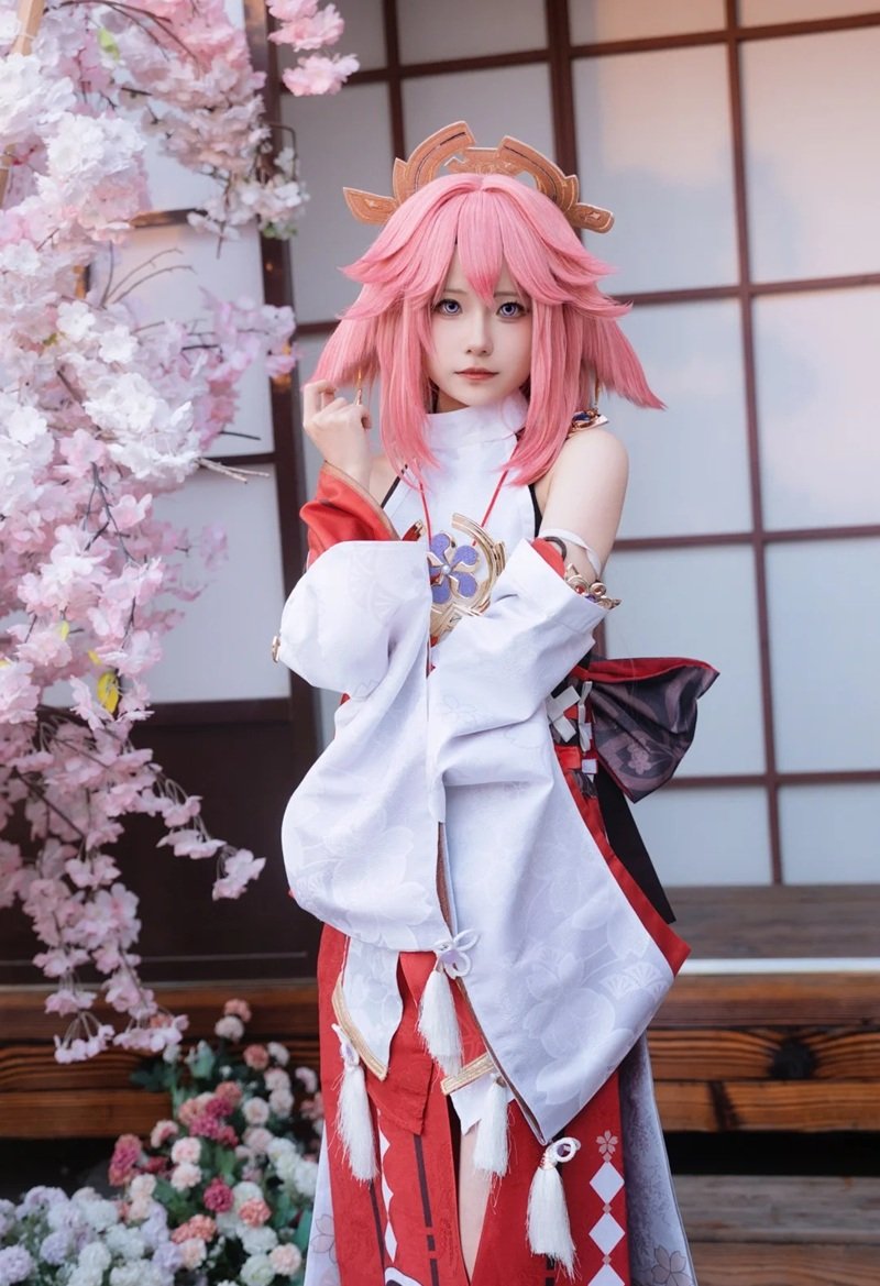 cosplay yae miko​ 20