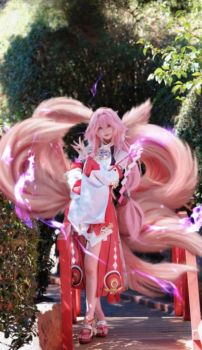 cosplay yae miko​ 24