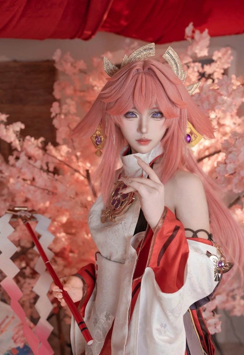 cosplay yae miko​ 26