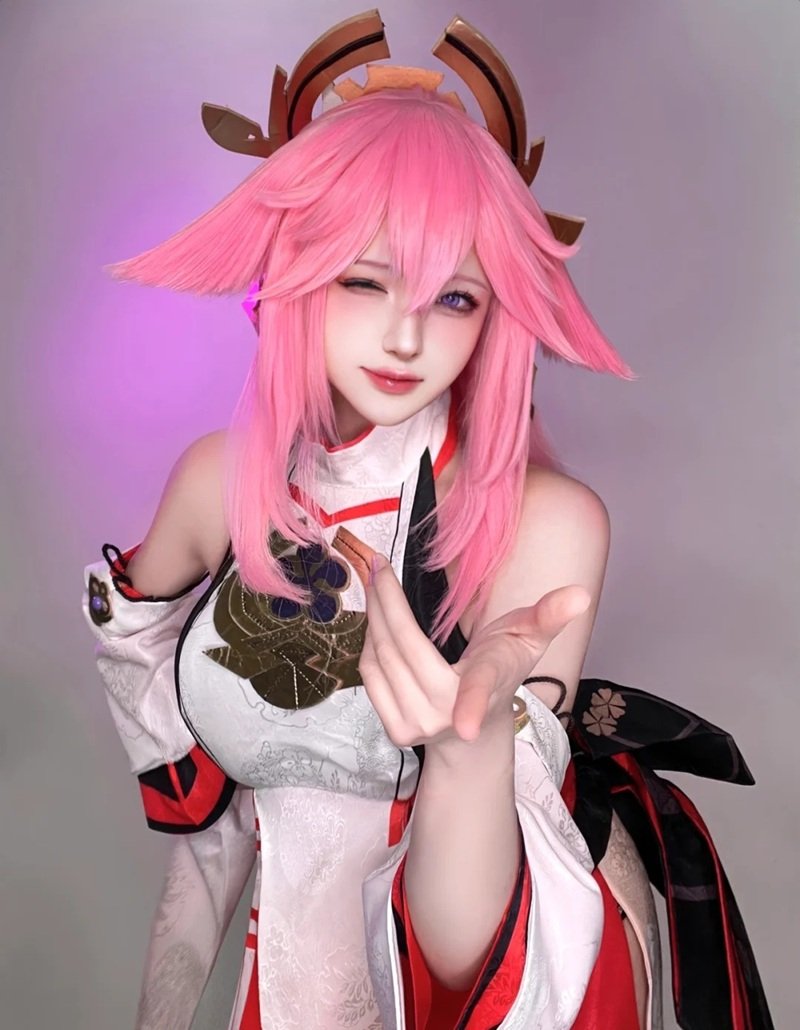 cosplay yae miko​ 30