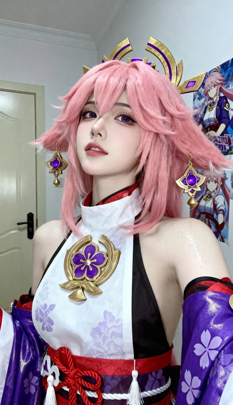 cosplay yae miko​ 32