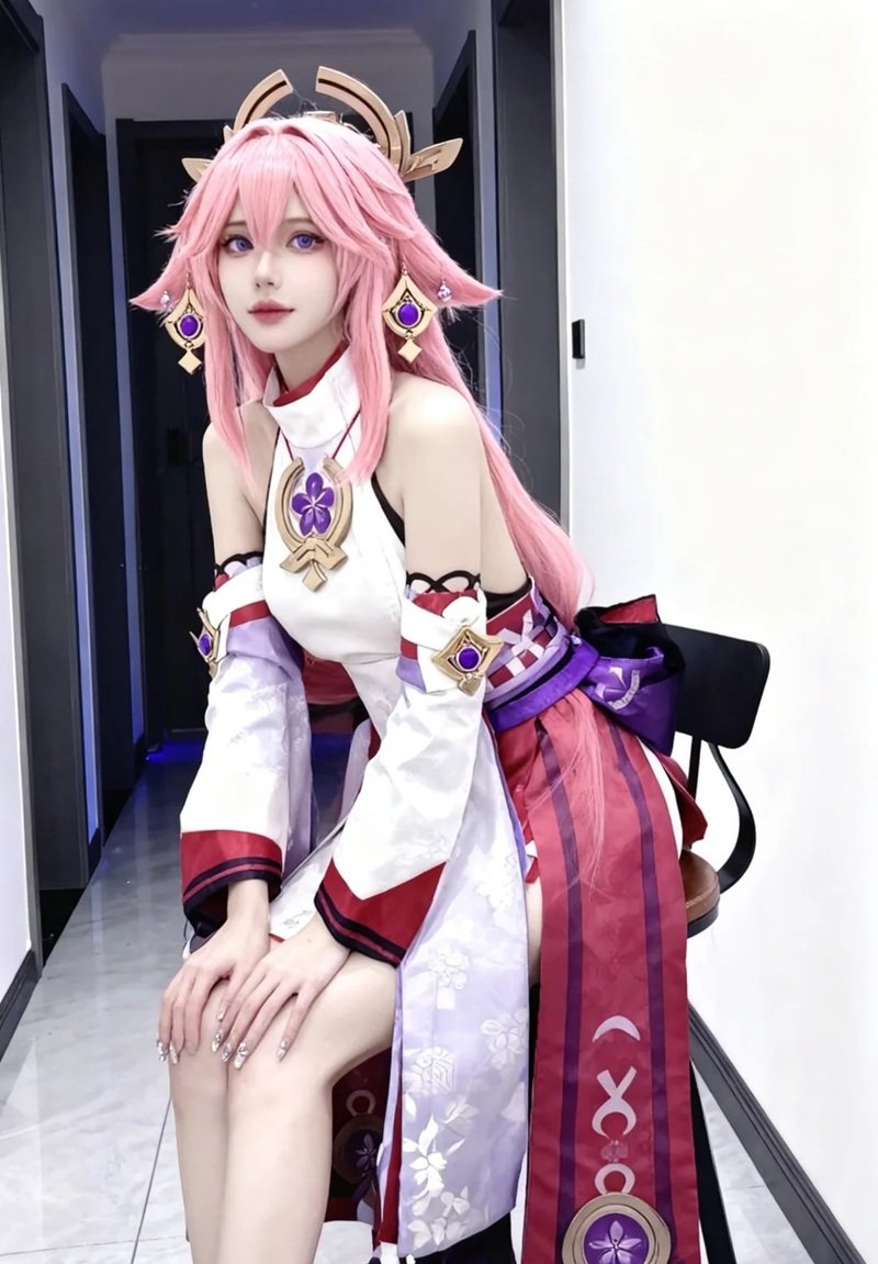 cosplay yae miko​ 36