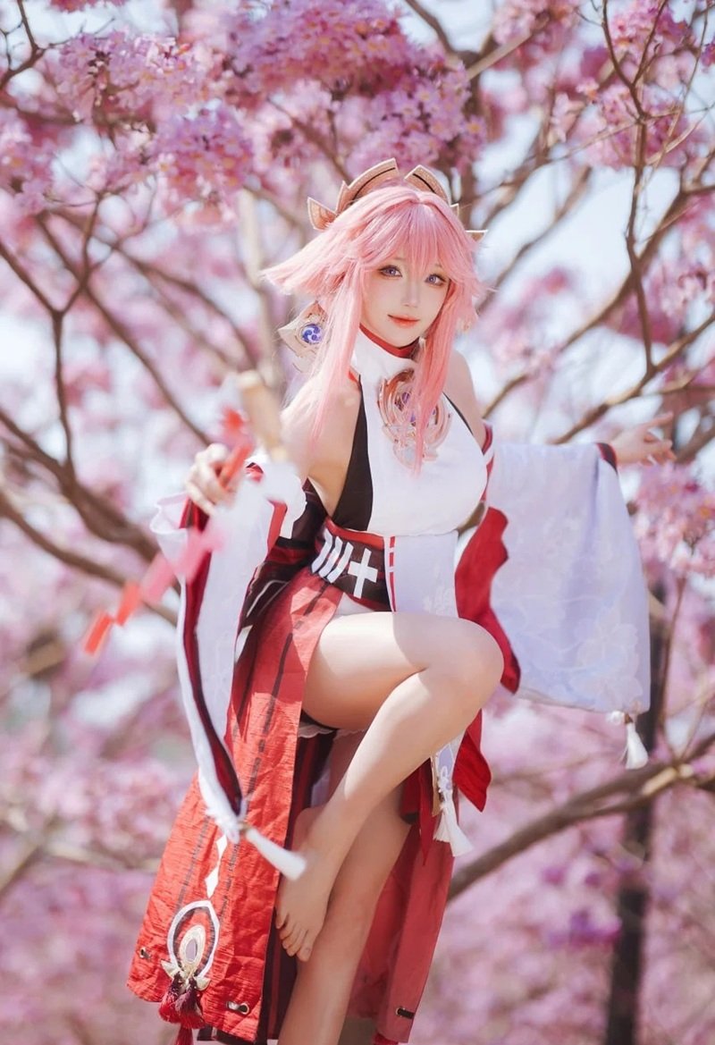cosplay yae miko​ 40