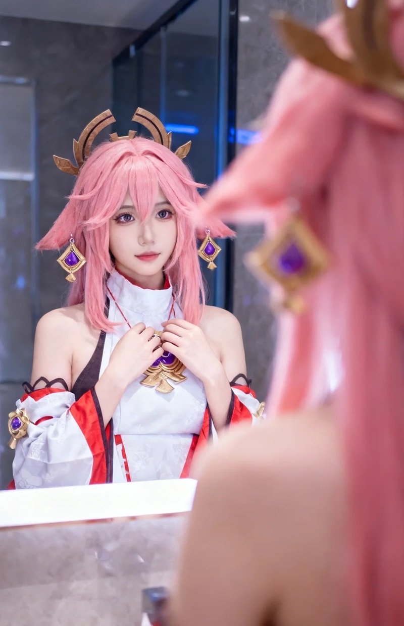 cosplay yae miko​ 5