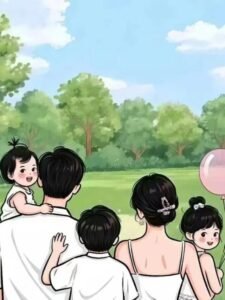 Bộ sưu tập 99+ ảnh gia đình 5 người anime cực dễ thương