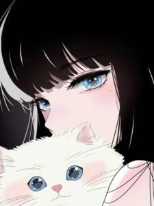 BST  79+ ảnh mèo anime kawaii đẹp xuất sắc ai cũng muốn có