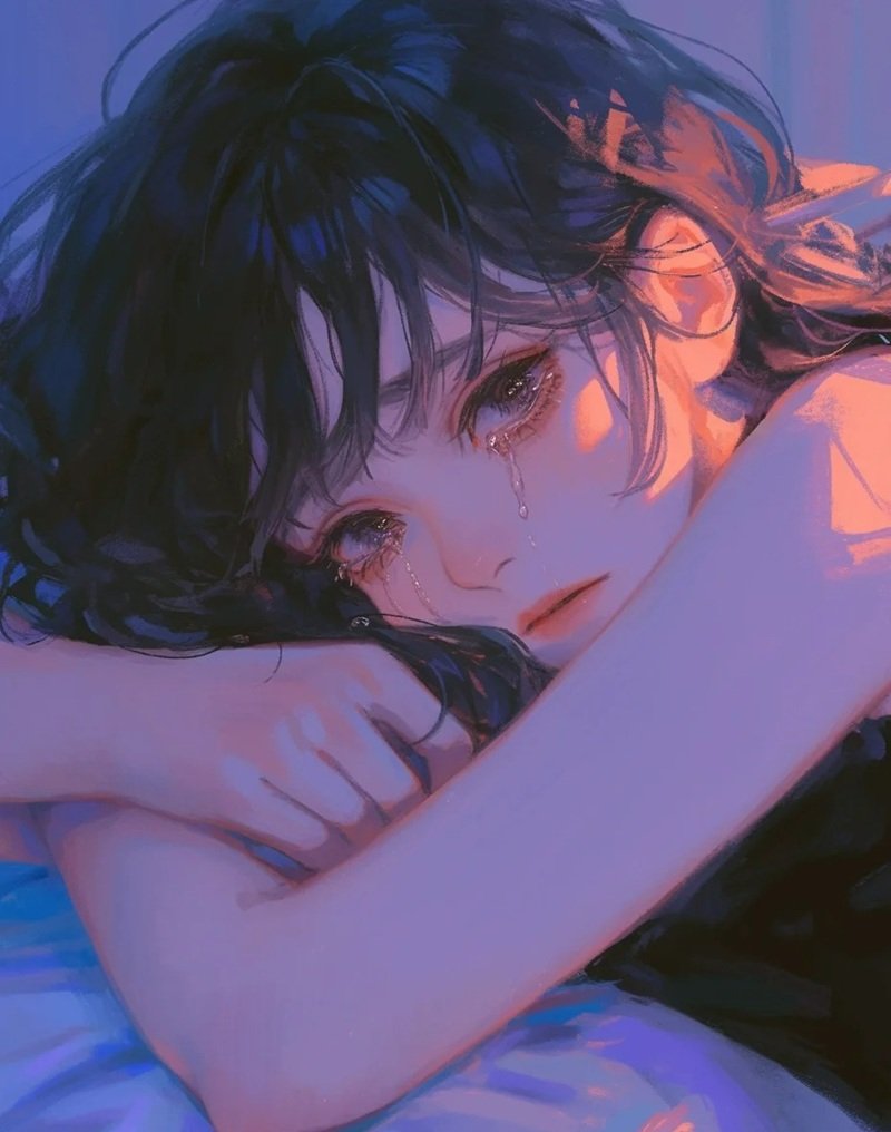 hình ảnh anime buồn về tình yêu​​​​ 27