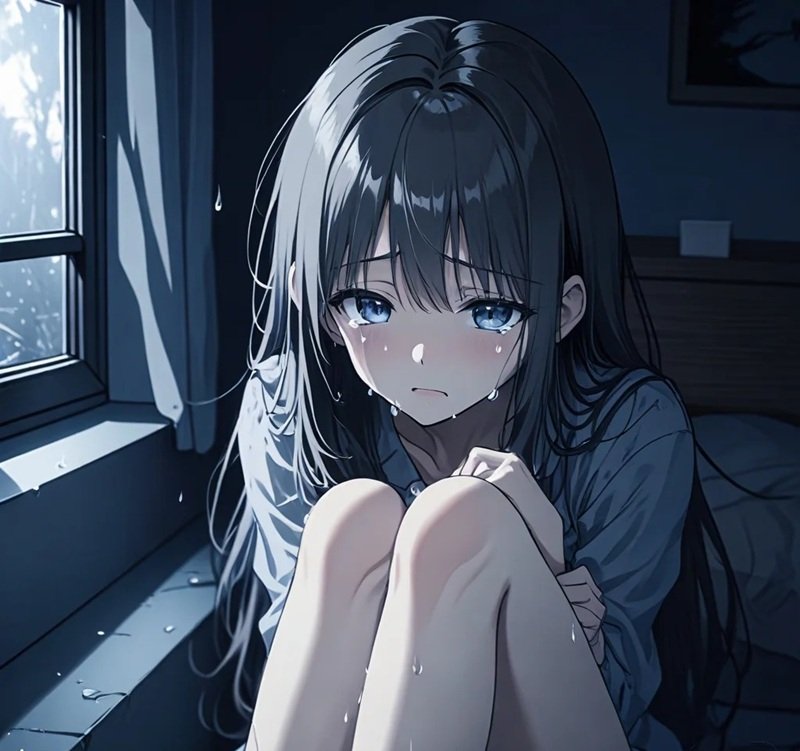 hình ảnh anime buồn về tình yêu​​​​ 28