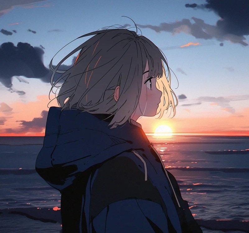 hình ảnh anime buồn về tình yêu​​​​ 34