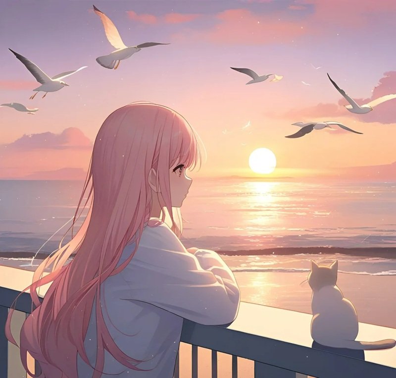 hình ảnh anime buồn về tình yêu​​​​ 5