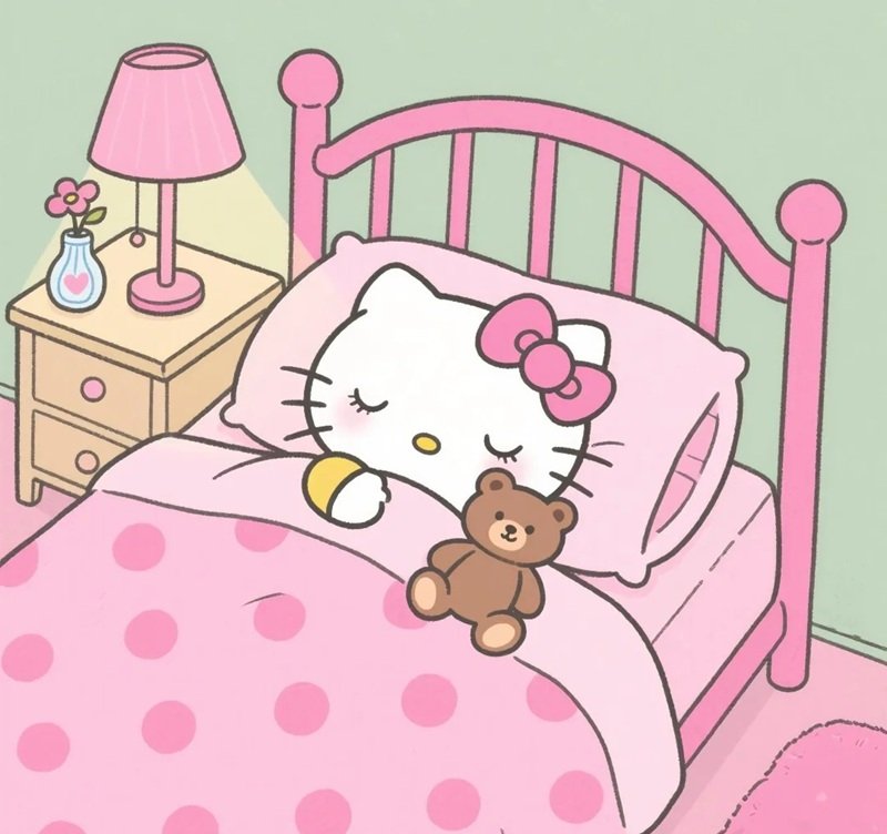 hình ảnh hello kitty anime​​​​ 4