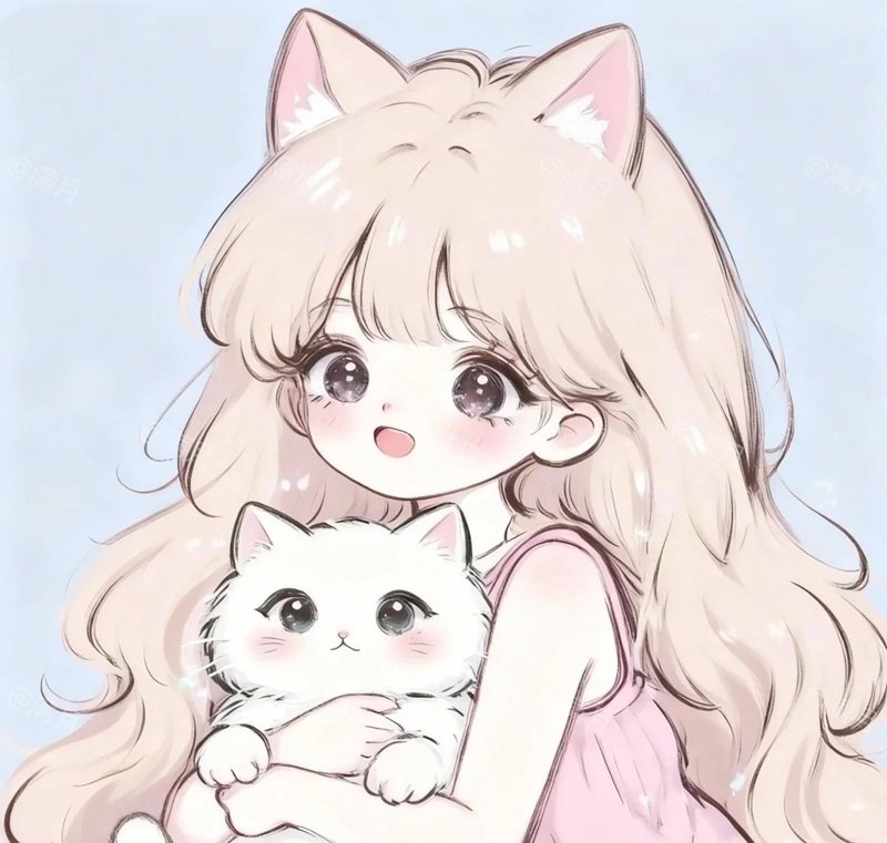 hình ảnh mèo anime cute