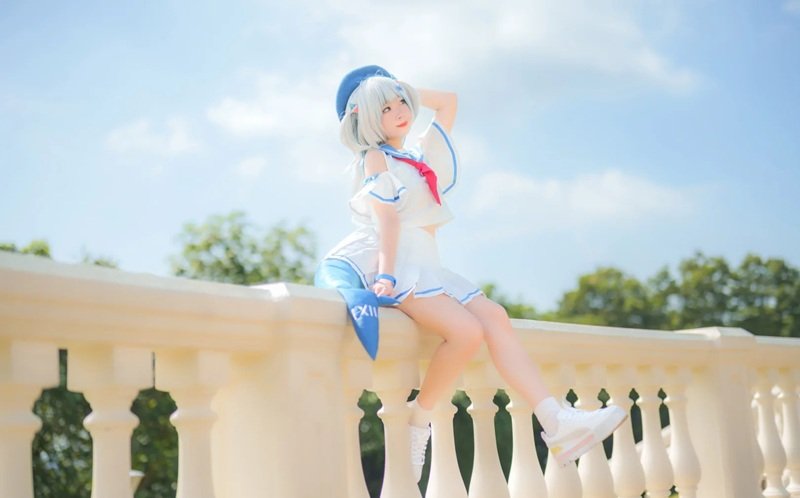 yaoyaoqwq cosplay gura 18