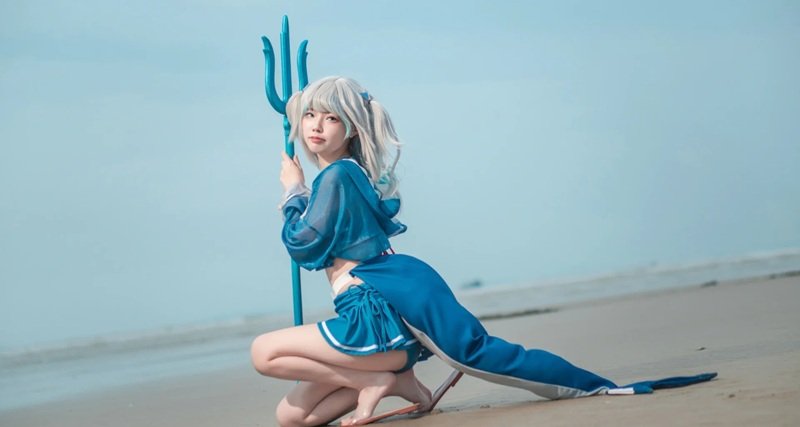 yaoyaoqwq cosplay gura 21