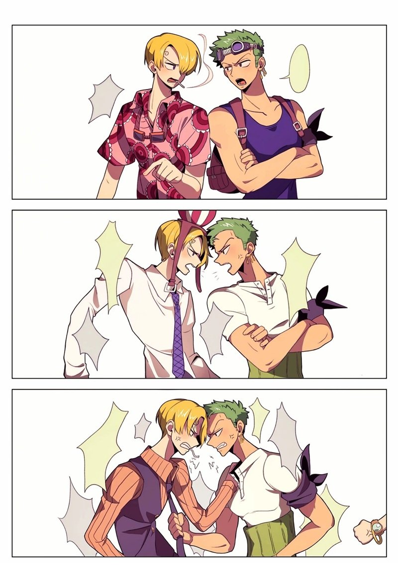 zoro x sanji​ 10