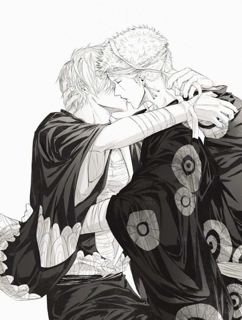 zoro x sanji​ 15
