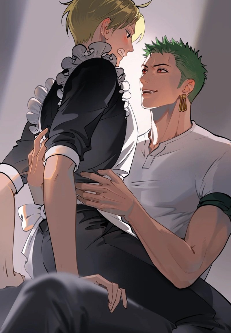 zoro x sanji​ 18